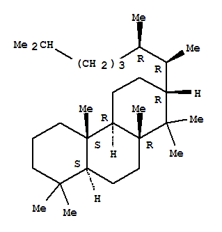 Molecular Structure of 147465-81-4 (Phenanthrene,tetradecahydro-1,1,4b,8,8,10a-hexamethyl-2-[(1R,2R)-1,2,6-trimethylheptyl]-,(2R,4aR,4bS,8aS,10aR)-)