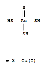 14933-50-7,tricopper(1+) arsenotetrathioate,Enargite(7CI,8CI); Clarite; Clarite (mineral)