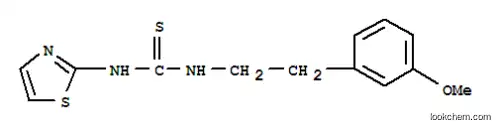 Molecular Structure of 149485-99-4 (1-[2-(3-methoxyphenyl)ethyl]-3-(1,3-thiazol-2-yl)thiourea)