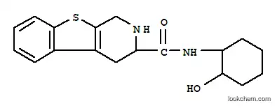 Molecular Structure of 151227-26-8 (3-((2-hydroxycyclohex-1-yl)aminocarbonyl)-1,2,3,4-tetrahydro(1)benzothieno(2,3-c)pyridine)