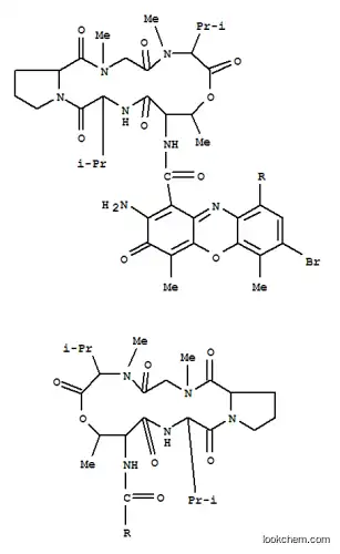 Molecular Structure of 10030-10-1 (Actinomycin D, 7-bromo-(8CI))