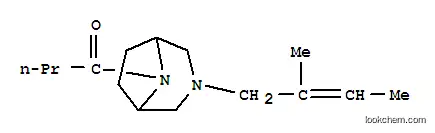 Molecular Structure of 101607-39-0 (8-Butyryl-3-(2-methyl-2-butenyl)-3,8-diazabicyclo(3.2.1)octane)