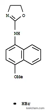 Molecular Structure of 101932-36-9 (N-(4-methoxynaphthalen-1-yl)-4,5-dihydro-1,3-oxazol-2-amine hydrobromide (1:1))