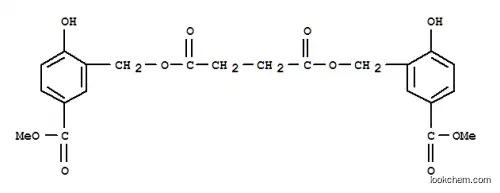 Molecular Structure of 103456-50-4 (bis[2-hydroxy-5-(methoxycarbonyl)benzyl] butanedioate)