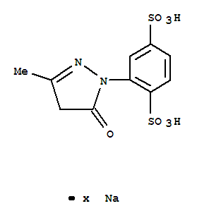 1,4-BENZENEDISULFONIC ACID 2-(4,5-DIHYDRO-3-METHYL-5-OXO-1H-PYRAZOL-1-YL)-,SODIUM SALT
