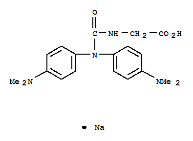 N-[[Bis[4-(dimethylamino)phenyl]amino]carbonyl]glycine monosodium salt