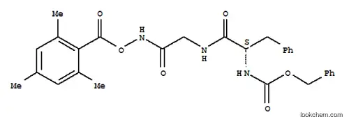 Molecular Structure of 118292-30-1 (O-mesitoyl N-benzyloxycarbonylphenylalanyl-glycine hydroxamate)