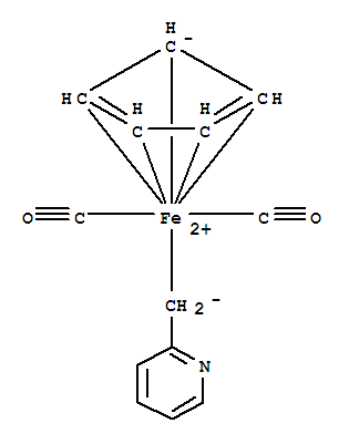 Iron, dicarbonyl(h5-2,4-cyclopentadien-1-yl)(2-pyridinylmethyl)- cas  12215-40-6