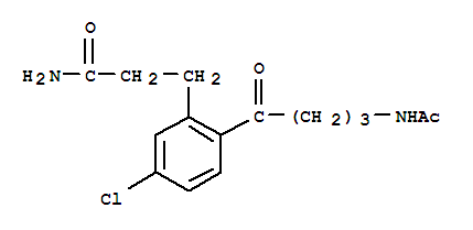 122186-92-9,3-{2-[4-(acetylamino)butanoyl]-5-chlorophenyl}propanamide,
