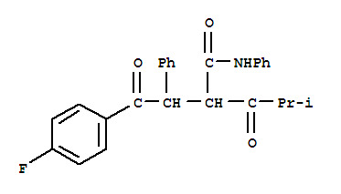 Molecular Structure of 125971-96-2 (4-Fluoro-alpha-(2-methyl-1-oxopropyl)-gamma-oxo-N,bata-diphenylbenzene butaneamide)
