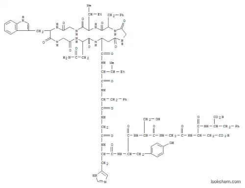 Molecular Structure of 133658-45-4 (ANANTIN (LINEAR SEQUENCE))