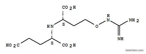 Molecular Structure of 141032-92-0 (L-Glutamic acid,N-[(1S)-3-[[(aminoiminomethyl)amino]oxy]-1-carboxypropyl]-)
