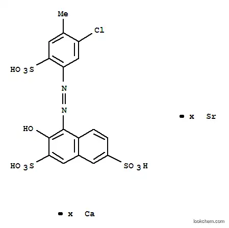 Molecular Structure of 141377-73-3 (calcium strontium 4-(5-chloro-4-methyl-2-sulfonato-phenyl)azo-3-hydroxy-naphthalene-2,7-disulfonate)