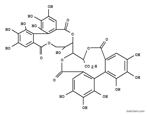 D-Gluconic acid, cyclic2,3:4,6-bis[(1S)-4,4',5,5',6,6'-hexahydroxy[1,1'-biphenyl]-2,2'-dicarboxylate](9CI)