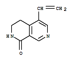 Molecular Structure of 149155-04-4 (2,7-Naphthyridin-1(2H)-one,5-ethenyl-3,4-dihydro-)