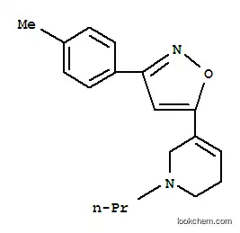 Molecular Structure of 154130-99-1 (1,2,3,6-TETRAHYDRO-5-[3-(4-METHYLPHENYL)-5-ISOXAZOLYL]-1-PROPYLPYRIDINE OXALATE)
