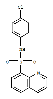 158729-24-9,8-Quinolinesulfonamide,N-(4-chlorophenyl)-,N-(4-Chlorophenyl)-8-quinolinesulfonamide;