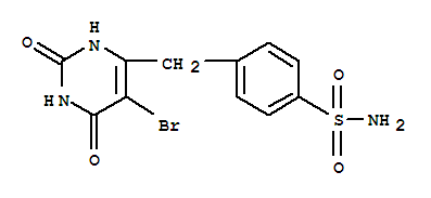 16290-63-4,4-[(5-bromo-2,6-dioxo-1,2,3,6-tetrahydropyrimidin-4-yl)methyl]benzenesulfonamide,p-Toluenesulfonamide,a-(5-bromo-1,2,3,6-tetrahydro-2,6-dioxo-4-pyrimidinyl)-(8CI); NSC 210412