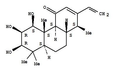 4(1H)-Phenanthrenone,2-ethenyl-4a,4b,5,6,7,8,8a,9,10,10a-decahydro-5,6,7-trihydroxy-1,4b,8,8-tetramethyl-,(1S,4aS,4bS,5S,6R,7R,8aS,10aS)-