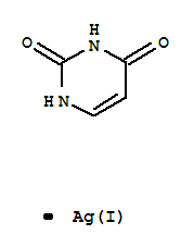 16751-42-1,2,4(1H,3H)-Pyrimidinedione,silver(1+) salt (1:1),2,4(1H,3H)-Pyrimidinedione,monosilver(1+) salt (9CI); Uracil, monosilver(1+) salt (8CI); 1-Silver uracil