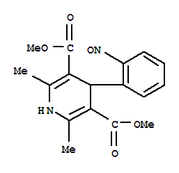 167710-84-1,3,5-Pyridinedicarboxylicacid, 1,4-dihydro-2,6-dimethyl-4-(2-nitrosophenyl)-, 3,5-dimethyl ester,3,5-Pyridinedicarboxylicacid, 1,4-dihydro-2,6-dimethyl-4-(2-nitrosophenyl)-, dimethyl ester (9CI);Nitrosopine