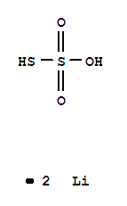 Thiosulfuric acid(H2S2O3), dilithium salt (8CI,9CI)