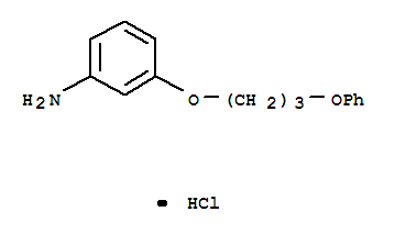 17399-28-9,3-(3-phenoxypropoxy)aniline,Aniline,m-(3-phenoxypropoxy)-, hydrochloride (8CI); m-Aminophenyl 3-phenoxypropyl etherhydrochloride