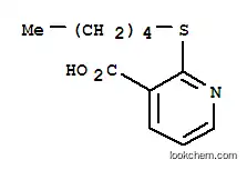 Molecular Structure of 175135-23-6 (2-(N-PENTYLTHIO)NICOTINIC ACID)