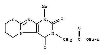 178452-78-3,butyl (1-methyl-2,4-dioxo-1,4,7,8-tetrahydro-6H-[1,3]thiazino[2,3-f]purin-3(2H)-yl)acetate,