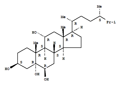 180313-85-3,Ergostane-3,5,6,11-tetrol,(3b,5a,6b,11a)-,SarcoaldesterolB