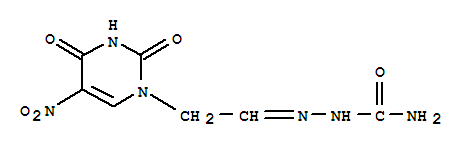 Hydrazinecarboxamide,2-[2-(3,4-dihydro-5-nitro-2,4-dioxo-1(2H)-pyrimidinyl)ethylidene]- cas  18162-00-0