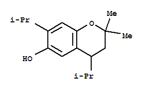 2H-1-Benzopyran-6-ol,3,4-dihydro-2,2-dimethyl-4,7-bis(1-methylethyl)-