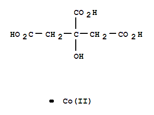 1,2,3-Propanetricarboxylicacid, 2-hydroxy-, cobalt(2+) salt (1:1)