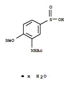 3-Acetamido-4-methoxybenzenesulfinic acid hydrate, 97%