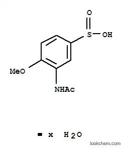 Molecular Structure of 205526-67-6 (3-ACETAMIDO-4-METHOXYBENZENESULFINIC ACID HYDRATE, 97)