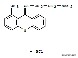 Thioxanthene, 9-(3-(dimethylamino)propylidene)-1-trifluoromethyl-, hydrochloride