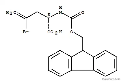 Molecular Structure of 220497-60-9 (FMOC-L-2-AMINO-4-BROMO-4-PENTENOIC ACID)