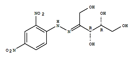 23176-93-4,(2R,3R,4E)-4-[(2,4-dinitrophenyl)hydrazinylidene]pentane-1,2,3,5-tetro l,D-threo-Pentulose,(2,4-dinitrophenyl)hydrazone (8CI)