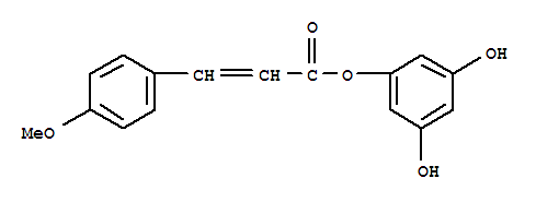 2-Propenoic acid,3-(4-methoxyphenyl)-, 3,5-dihydroxyphenyl ester cas  25528-10-3