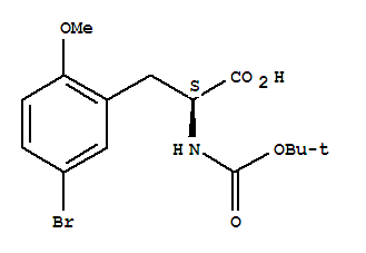 261165-03-1,(S)-N-BOC-(5-BROMO-2-METHOXYPHENYL)ALANINE,N-TERT-BUTOXYCARBONYL-(5-BROMO-2-METHOXYPHENYL)-L-ALANINE;(S)-N-BOC-(5-BROMO-2-METHOXYPHENYL)ALANINE;(S)-N-Boc-(5-bromo-2-methoxyphenyl)alanine(e.e.);(S)-N-BOC-(5-BROMO-2-METHOXYPHENYL)ALANINE 95% (98% E.E.)