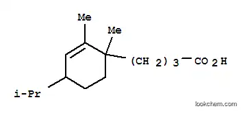 Molecular Structure of 27208-96-4 (2-Cyclohexene-1-butanoicacid, 1,2-dimethyl-4-(1-methylethyl)- (9CI))