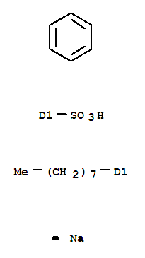 Benzenesulfonic acid,octyl-, sodium salt (1:1)