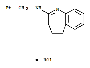 28717-87-5,N-benzyl-2-azabicyclo[5.4.0]undeca-2,7,9,11-tetraen-3-amine hydrochlor ide,3H-1-Benzazepine,2-(benzylamino)-4,5-dihydro-, monohydrochloride (8CI)