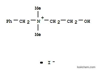 Molecular Structure of 2893-60-9 (N-benzyl-2-hydroxy-N,N-dimethylethanaminium)