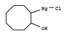 29682-57-3,chloro(2-hydroxycyclooctyl)mercury,Cyclooctanol,2-(chloromercuri)- (7CI); NSC 105772