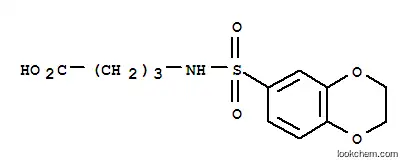 Molecular Structure of 300571-94-2 (4-(2,3-DIHYDRO-BENZO[1,4]DIOXINE-6-SULFONYLAMINO)-BUTYRIC ACID)