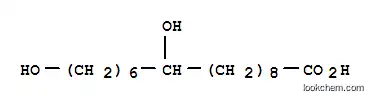 Molecular Structure of 3233-90-7 (10,16-dihydroxyhexadecanoic acid)