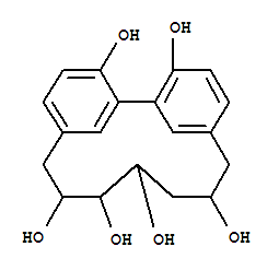 32479-45-1,Tricyclo[12.3.1.12,6]nonadeca-1(18),2,4,6(19),14,16-hexaene-3,8,9,10,12,17-hexol(9CI),Asadanol(7CI)
