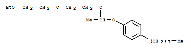 32514-70-8,1-{1-[2-(2-ethoxyethoxy)ethoxy]ethoxy}-4-octylbenzene,Acetaldehyde,2-(2-ethoxyethoxy)ethyl p-octylphenyl acetal (8CI); NSC 195169