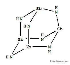 Molecular Structure of 330-21-2 (2,4,6,8,9,10-Hexaaza-1,3,5,7-tetrastibatricyclo[3.3.1.13,7]decane(9CI))